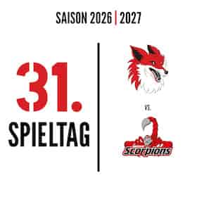 Oberliga - 31. Spieltag: Füchse Duisburg - Hannover Scorpions Spiel alleato Arena - Heimat der Füchse Duisburg 2027