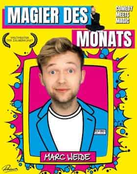 Marc Weide - Magier des Monats performance RuhrHOCHdeutsch Spiegelzelt Dortmund 2027