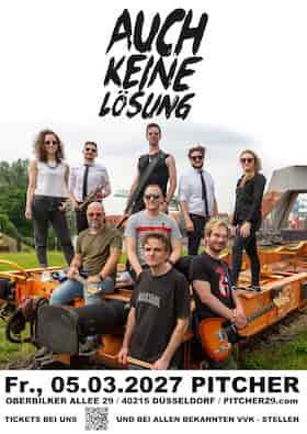 AUCH KEINE LÖSUNG Konzert Pitcher Rock'n'Roll Headquarter Düsseldorf 2027