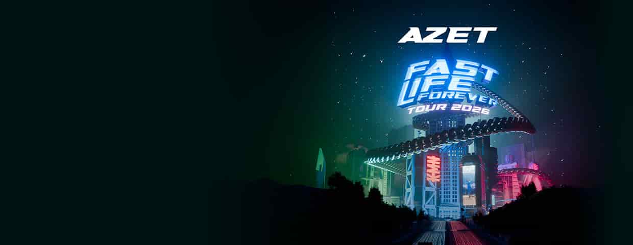 AZET - Fast Life Forever Tour 2026 concert Palladium Köln 2026
