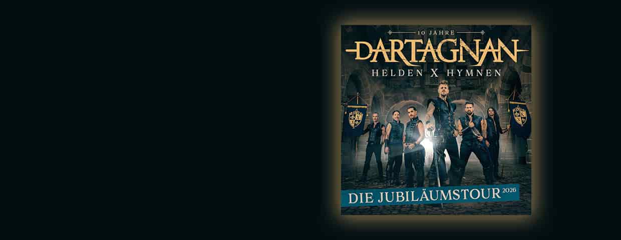 dARTAGNAN - special guests: Storm Seeker & Doppelbock konser Carlswerk Victoria Köln 2026