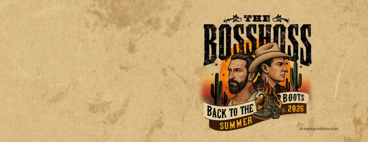 The BossHoss - Back to the Boots - LIVE - Summer 2026 - Support: PICTUREBOOKS concert KUNST!RASEN Bonn 2026