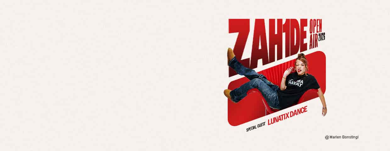 ZAH1DE - Open Air 2026 - Special Guest: Lunatix Dance Konzert Zeltfestival Ruhr Bochum 2026