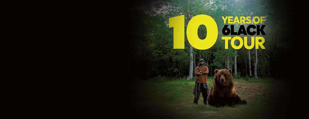 6LACK - 10 Years of 6LACK Tour - Support: Johnny Venus concert Carlswerk Victoria Köln 2026