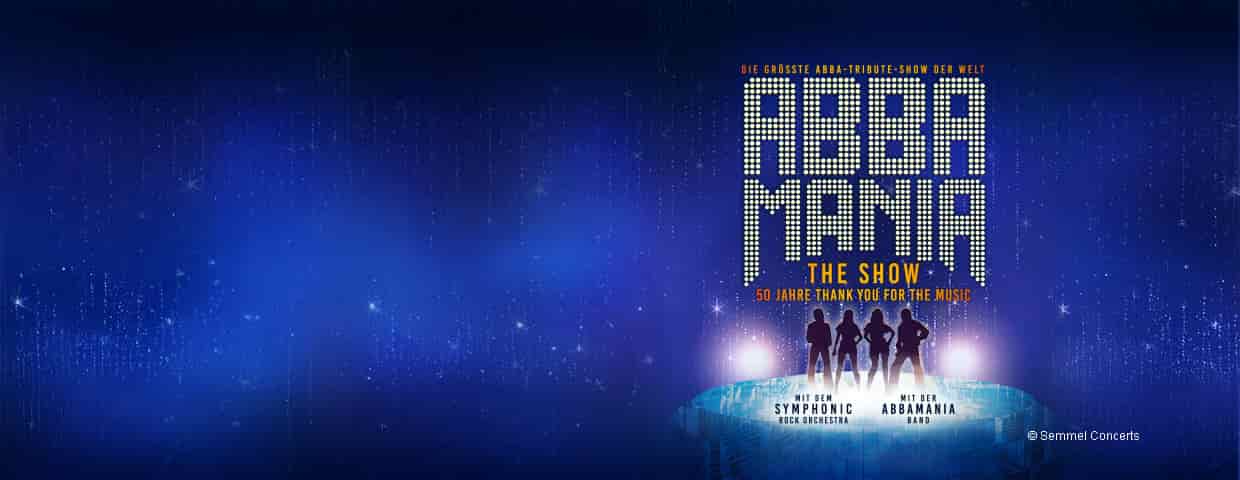ABBAMANIA THE SHOW - Thank you for the music - Tour 2027 konser Messe+Congress Centrum Halle Münsterland 2027