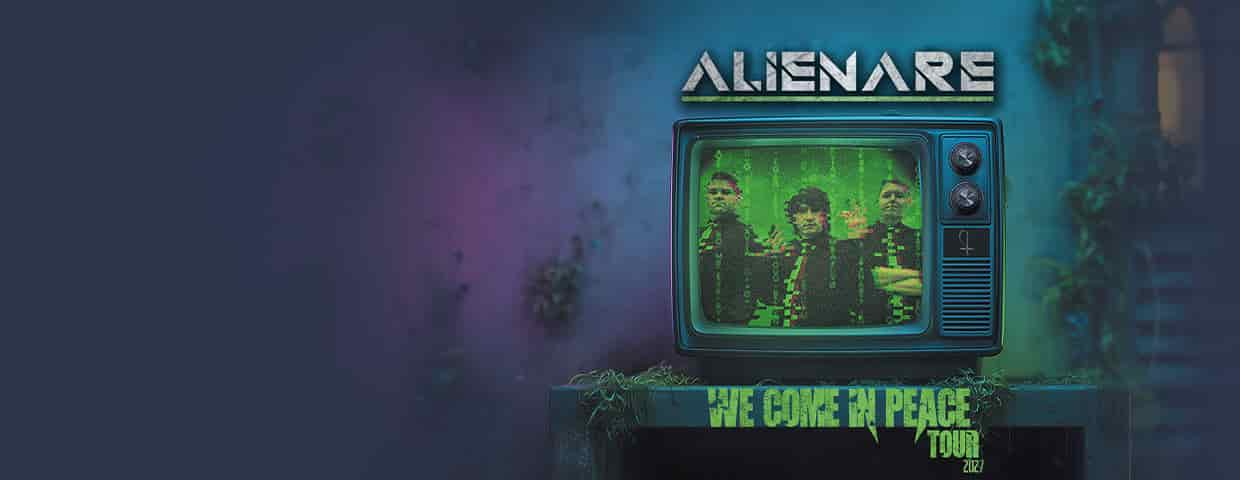 Alienare - We come in Peace - Tour 2027 concert Kulttempel Oberhausen 2027