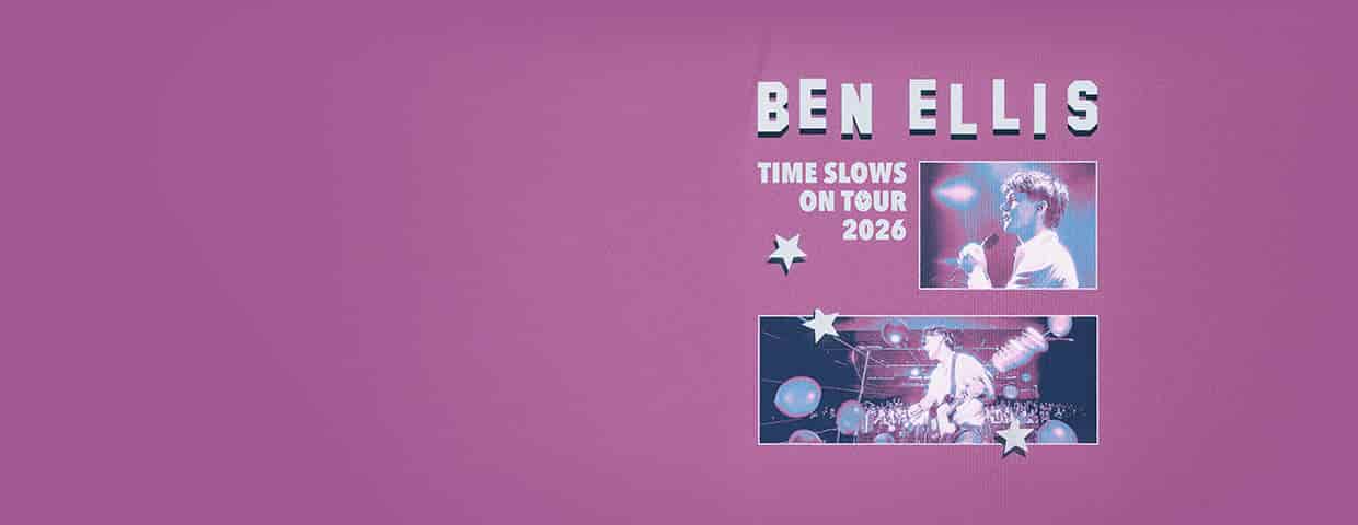 BEN ELLIS - Time Slows On Tour 2026 concert Gebäude 9 Köln 2026