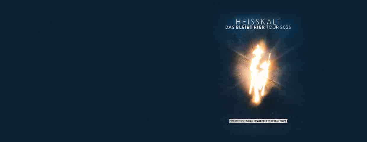 HEISSKALT - Das bleibt hier Tour 2026 - Vom Stehen und Fallen & mit Liebe gebraut Konzert Skaters Palace Münster 2026