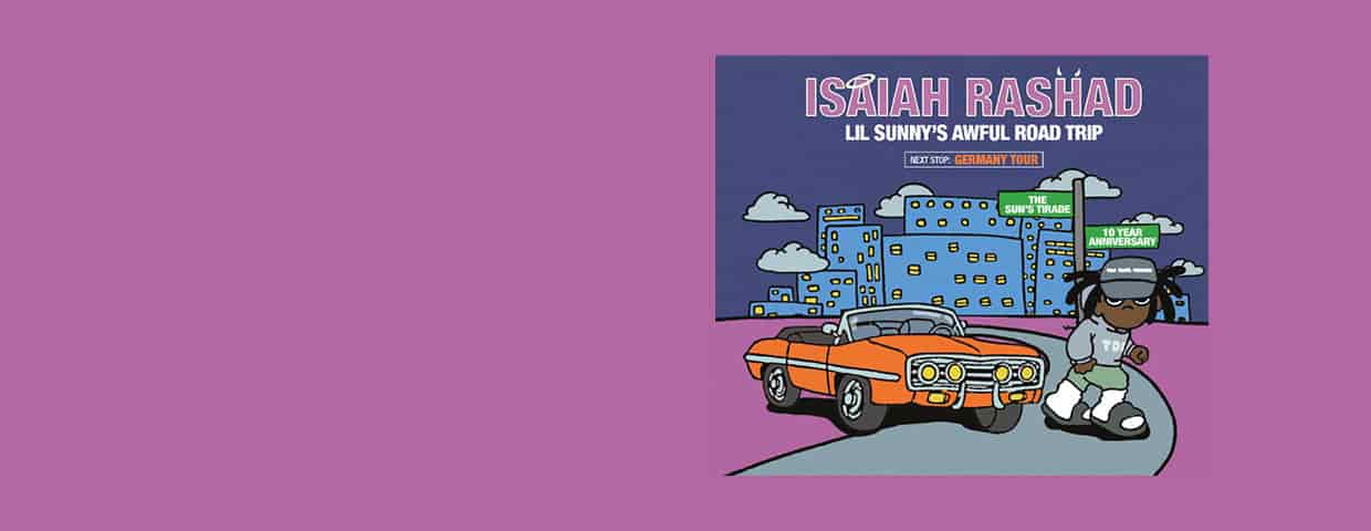 Isaiah Rashad - Lil Sunny's Awful Road Trip Konzert Live Music Hall Köln 2027