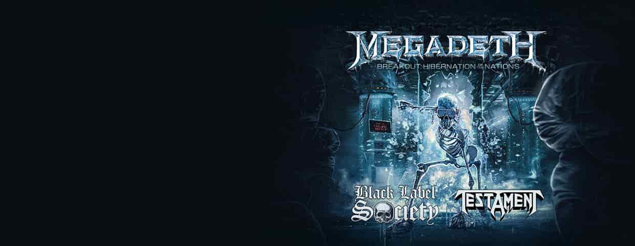 Megadeth - Breakout: Hibernation Of The Nations EU Tour 2027 konser Mitsubishi Electric HALLE Düsseldorf 2027