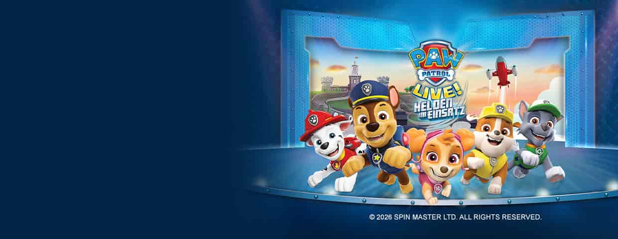 PAW PATROL LIVE! - Helden im Einsatz Aufführung Metronom Theater Oberhausen 2027