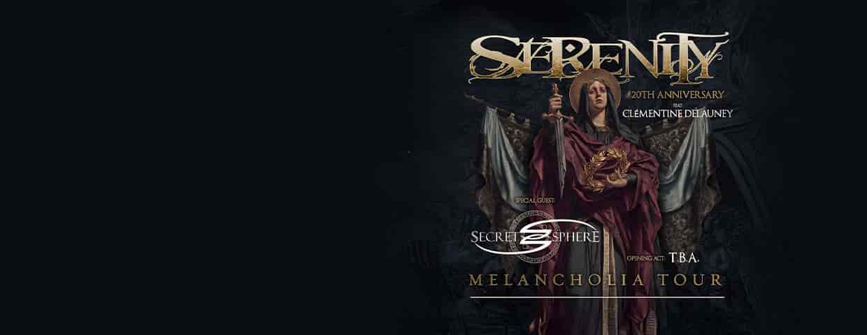 Serenity - Melancholia Tour 2027 - Special Guest: Secret Sphere concert Turock Essen 2027