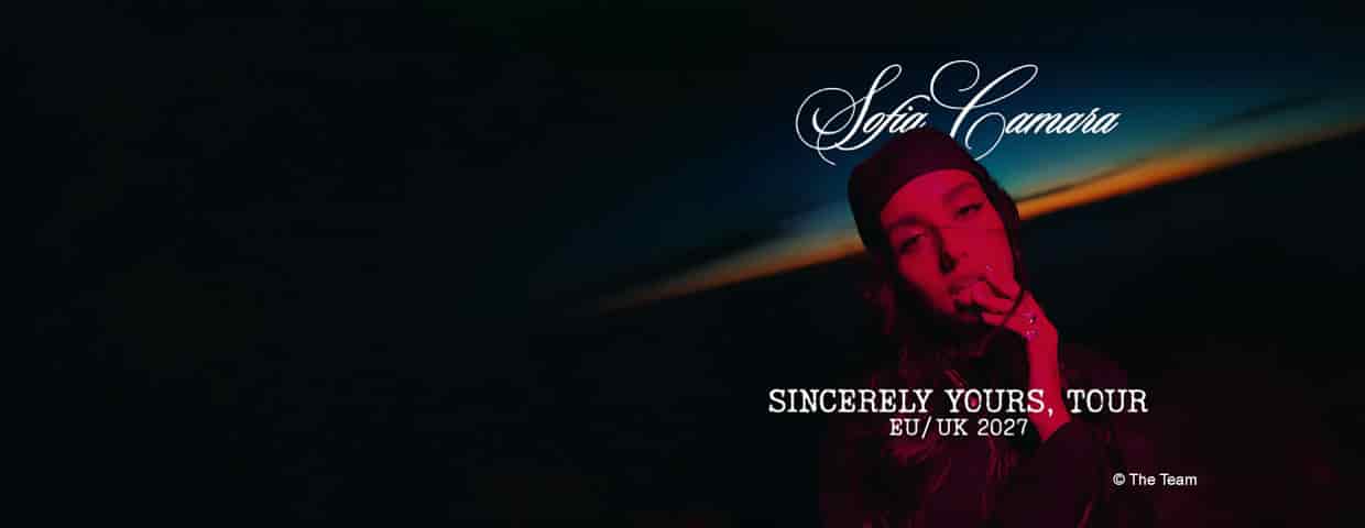 Sofia Camara - Sincerely Yours, Tour Konzert Die Kantine Köln 2027