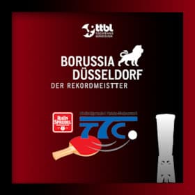 Tischtennis Bundesliga - Borussia Düsseldorf - TTC Rhönsprudel Fulda-Maberzell