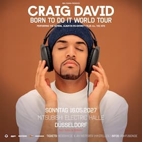 CRAIG DAVID - Born To Do It 25th Anniversary Tour konser Mitsubishi Electric HALLE Düsseldorf 2027