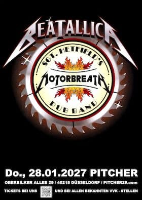 BEATALLICA Konzert Pitcher Rock'n'Roll Headquarter Düsseldorf 2027