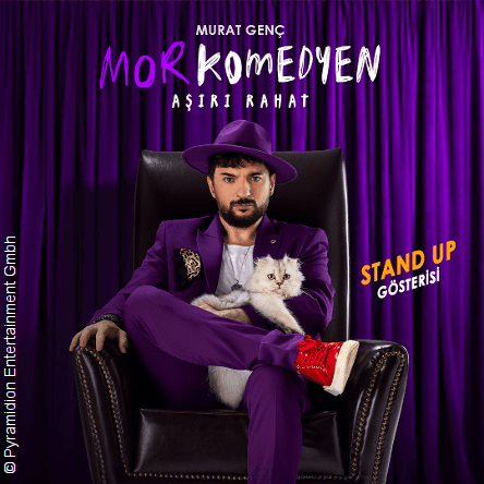 Mor Komedyen Stand Up Gösterisi