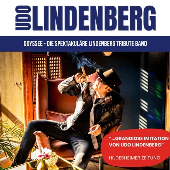 Udo Lindenberg Tribute Show - Odyssee - Die Udo Lindenberg Tribute Band Konzert Lokschuppen Bielefeld 2028