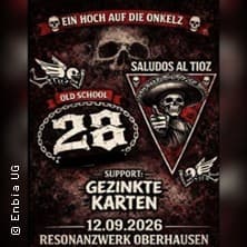 28 Onkelz Cover / Saludos Al Tioz konser ResonanzWerk Oberhausen 2026