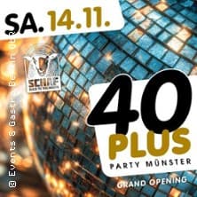 40plus Party Münster Grand Opening Veranstaltung Schaf Münster 2026