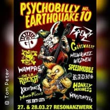 Psychobilly Earthquake No. 10 Konzert Resonanzwerk Oberhausen 2027