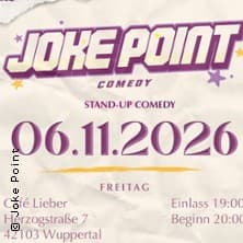 Joke Point Comedy - Open Mic Aufführung Cafe Lieber Wuppertal 2026