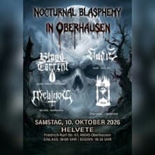 Nocturnal Blasphemy in Oberhausen - Blasphemic Black Metal Night in Helvete