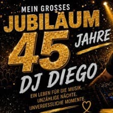 45 Jahre DJ Diego - Das Jubiläum concert Ratskeller Aplerbeck Dortmund 2026