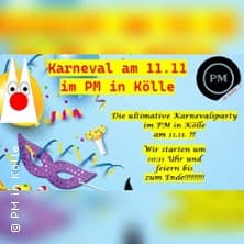 Die ultimative Karnevalsparty Aufführung PM in Kölle, Die 90er Bar Köln 2026