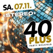 40plus Party Bielefeld event Stereo Live Club Bielefeld 2026