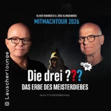 Die drei ??? - Das Erbe des Meisterdiebes als Mitmachhörspiel Aufführung Tonhalle Düsseldorf 2026