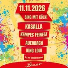 11.11. - Sing mit Köln!